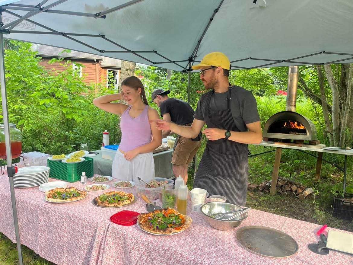 Soirée pizza champêtre au feu de bois