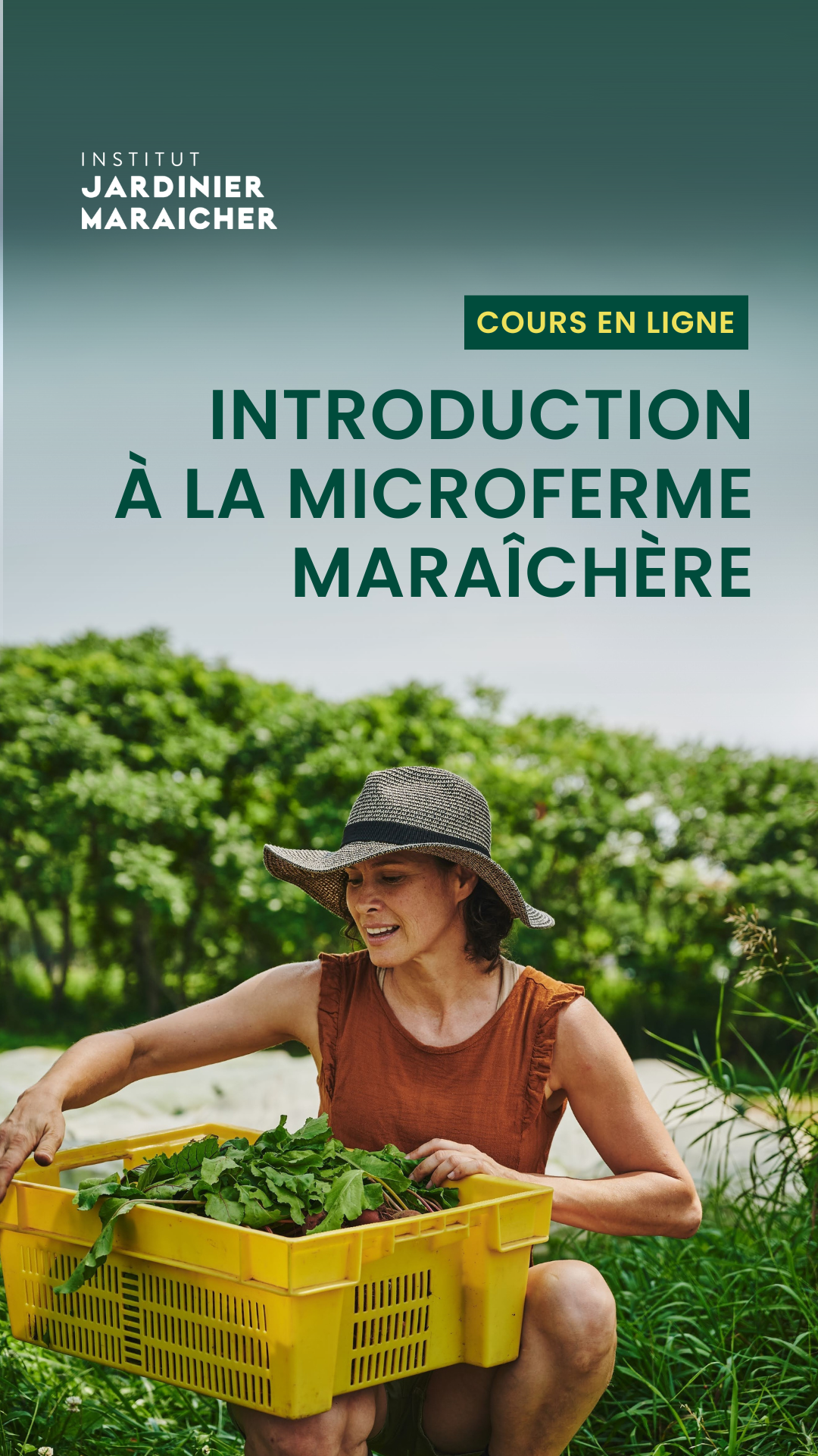 Introduction à la microferme maraîchère - Institut Jardinier Maraîcher